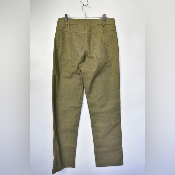 N. Hoolywood standard Khaki Green slacks pants 28958 - 847 50 - Size 29/30 S-M - Picture 2 of 11